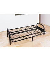 Simplie Fun Alfonso Adjustable Sofa Frame In Black