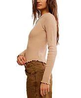 Free People Women's Easy Does It Thermal Top