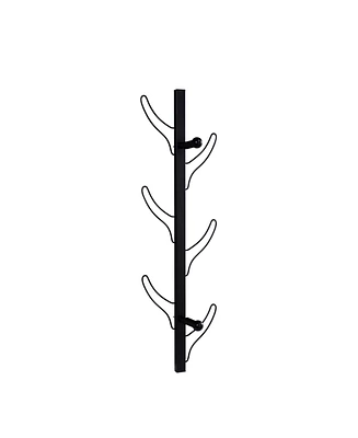 Simplie Fun Coat Hat Rack Black