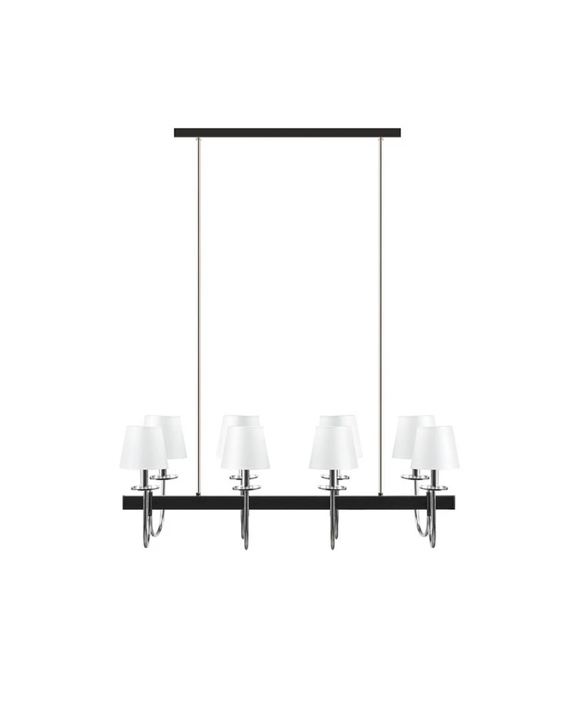 Streamdale Furniture Fairmount 8-Light Traditional Chandelier With Drum Shades