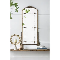 Streamdale Furniture Antique Gold Arched Mirror, Full Length for Living Room