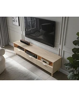 Streamdale Furniture Modern Led Tv Stand with Storage Console
