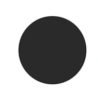 24" Inch Round Tempered Glass Table Top Black Glass 1/4" Inch Thick Round Polished Edge
