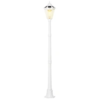 Streamdale Furniture Waterproof Solar Lamp Post with Motion Sensor