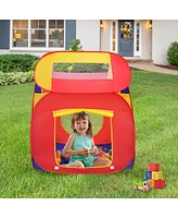 Costway Portable Kid Baby Play House Indoor Outdoor Toy Tent Game Playhut With 100 Balls