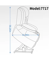 Streamdale Furniture 350 lbs Power Lift Recliner with Massage & Heating