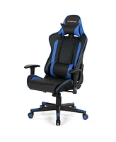 Massage Gaming Chair Reclining Racing w/Lumbar Support