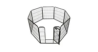 Slickblue 24" 32" 40" 8 Panel Heavy Duty Pet Playpen Dog Exercise Pen Cat Fence