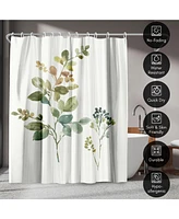 71x74 Floral Shower Curtain
