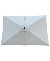 Simplie Fun Waterproof Patio Umbrella with Tilt and Crank