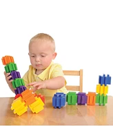 Joyn Toys Large Connecting Cubes Manipulative Set - 48 Pieces