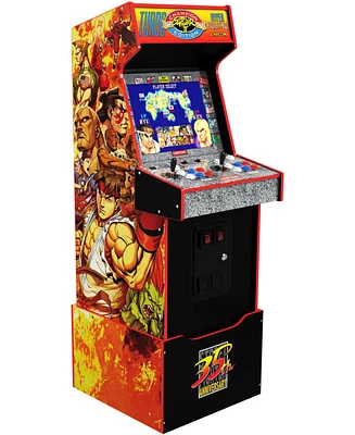 Arcade1Up Capcom Street Fighter Ii Champion Turbo Legacy Edition Arcade Game Machine with Riser