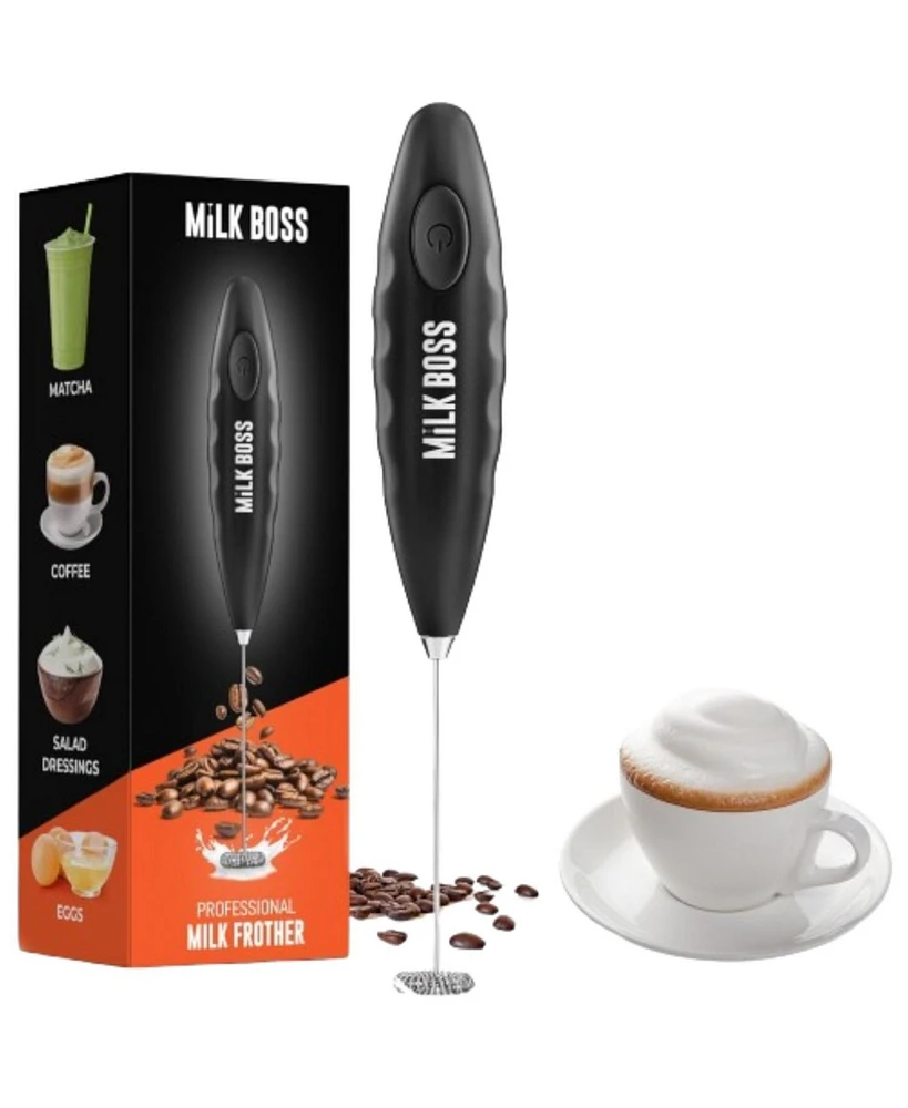 Zulay Kitchen Milk Boss Powerful Milk Frother Wand - Milk Frother Handheld