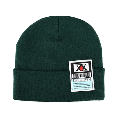 Hunter x Hunter Men's Ribbed Knitted Green Beanie Hat