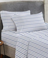 Printed Llama - 100% Organic Cotton Percale California King Bed Sheets Set Deep Pocket, Gots Certified