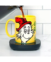 Uncanny Brands Dr. Seuss Green Eggs and Ham Mug with Warmer – Keeps Your Favorite Beverage Warm - Auto Shut On/Off