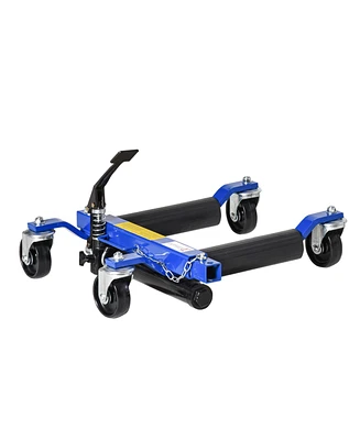 Durhand 4 Wheel Dolly Portable for Lifting Vehicles, 1465 lbs Weight Capacity