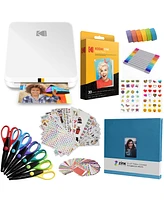 Kodak Step Slim Mobile Instant Photo Printer 2x3" Scrapbook Bundle