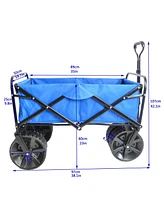 Streamdale Furniture Folding Wagon Garden Shopping Beach Cart