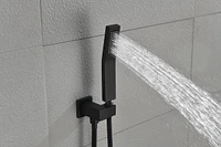12" Rain Shower Head Systems Wall Mounted Shower With 12 In. X 20 In. Shower Niche