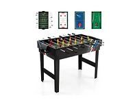 Slickblue 4-in-1 Multi Game Table with Pool Billiards