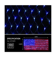 Twinkle Star American Labor Day Lights: Outdoor Decoration