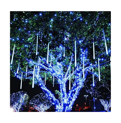 Twinkle Star Meteor Lights: 8 Tubes, 288 LEDs