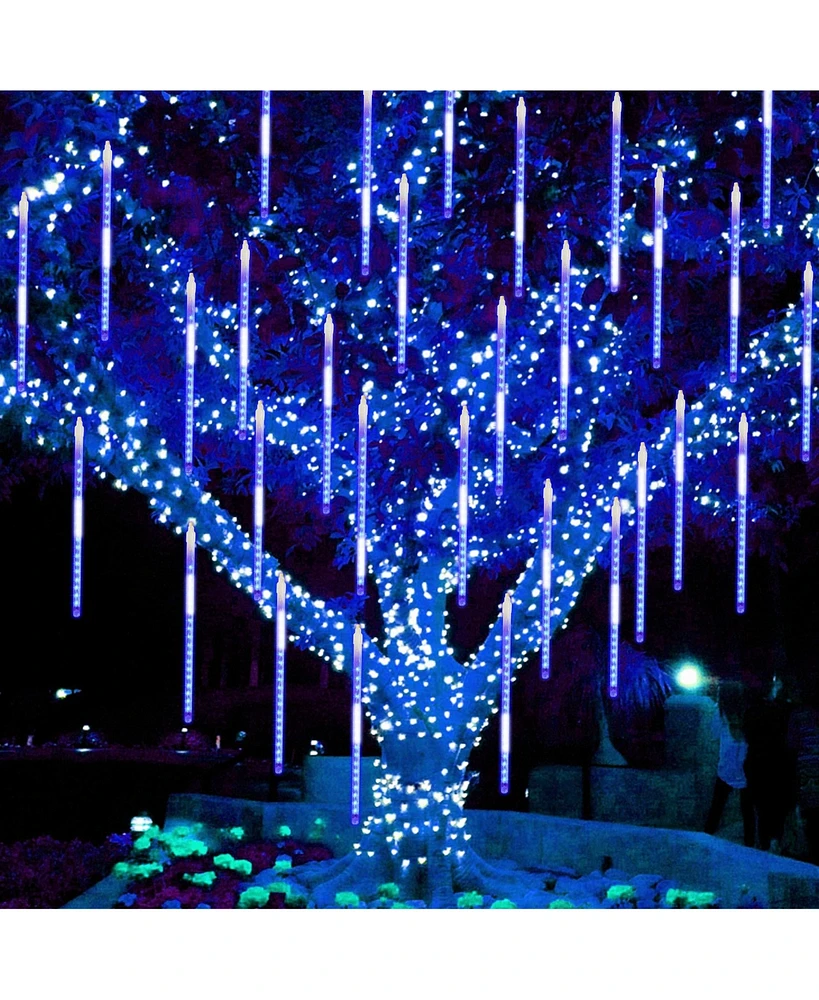 Twinkle Star Meteor Shower Rain Lights Halloween Christmas Waterproof Outdoor