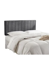 Wall Mounted Easy Assemble Channel Stitched Floating Headboard
