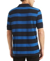 Nautica Men's Classic Short Sleeve Striped Deck Polo Shirt