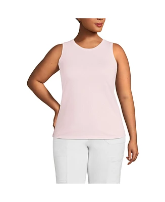 Lands' End Plus Supima Cotton Tank Top