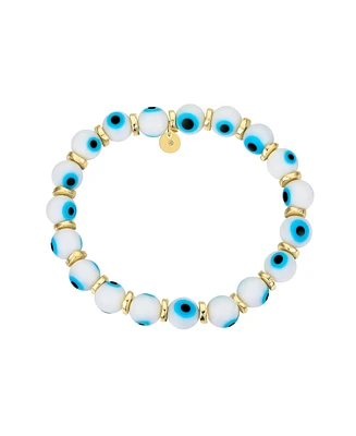 Unwritten Beaded Evil Eye Stretch Bracelet