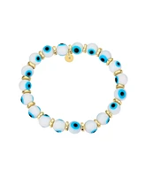 Unwritten Beaded Evil Eye Stretch Bracelet