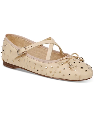 Circus Ny by Sam Edelman Women's Zuri Stud Crossband Ballet Flats