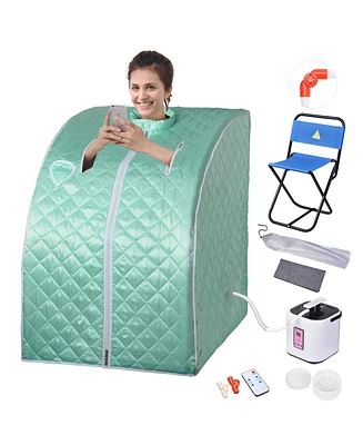 Yescom 2L Portable Folding Home Steam Sauna Spa Tent Detox Weight Loss Body Slim Bath