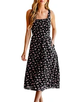 Cupshe Women's Ditsy Floral Print Maxi Beach Dress