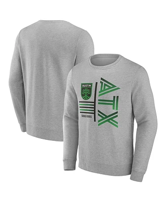 Fanatics Men's Steel Austin Fc Fleece Pullover Sweatshirt