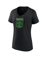 Fanatics Women's Austin Fc Logo V-Neck T-Shirt