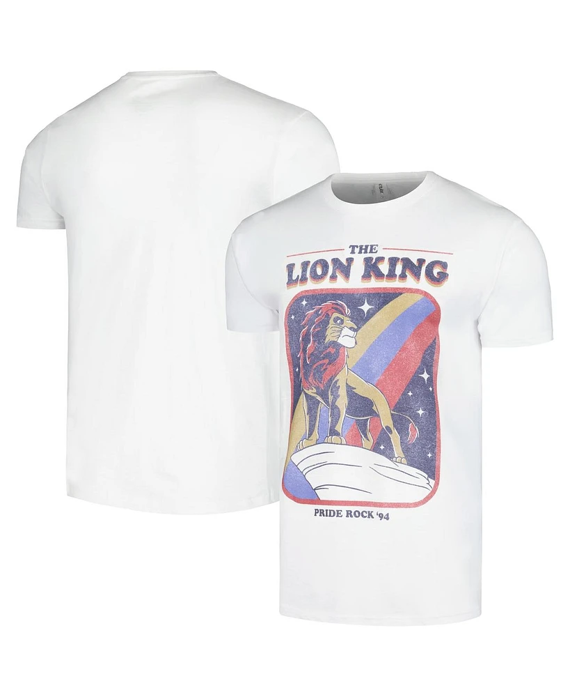 Mad Engine Men's and Women's White The Lion King Pride Rock '94 T-Shirt