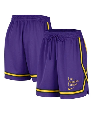 Nike Women's Los Angeles Lakers Authentic Crossover Fly Performance Shorts