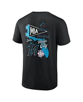 Fanatics Men's Miami Marlins Split Zone T-Shirt