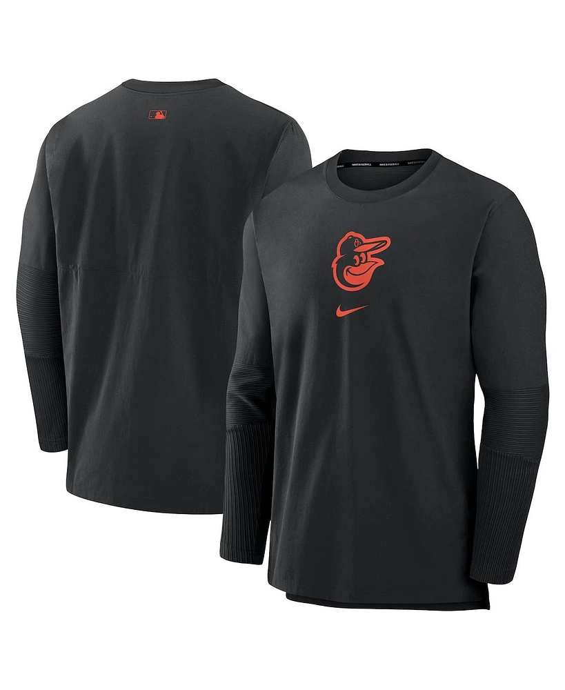 Nike Men's Baltimore Orioles Authentic Collection Player Performance Pullover Sweatshirt