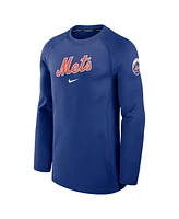 Nike Men's Royal New York Mets Authentic Collection Game Time Raglan Performance Long Sleeve T-Shirt