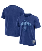 Darius Rucker Men's Collection by Fanatics Royal Texas Rangers Cooperstown Washed T-Shirt