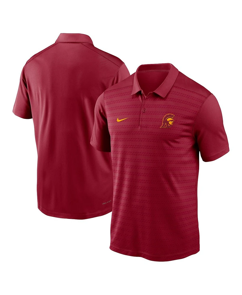 Nike Men's Cardinal Usc Trojans 2024 Early Season Coaches Sideline Performance Polo