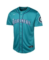 Nike Big Boys and Girls Aqua Seattle Mariners Alternate Limited Jersey