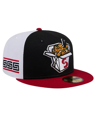 New Era Men's Black Springfield Cardinals Theme Night Cashew Chicken 59FIFTY Fitted Hat