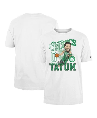 New Era Men's Jayson Tatum Boston Celtics Caricature Player T-Shirt