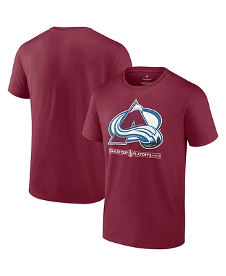 Fanatics Men's Burgundy Colorado Avalanche 2024 Stanley Cup Playoffs Breakout T-Shirt