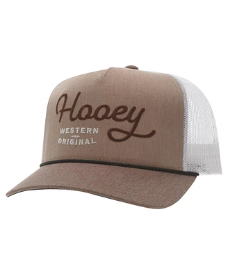 Hooey Men's Tan/ Og High Profile Trucker Snapback Hat
